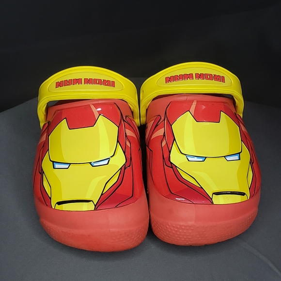 CROCS Other - Ironman crocs eyes light up. Children's Size 9